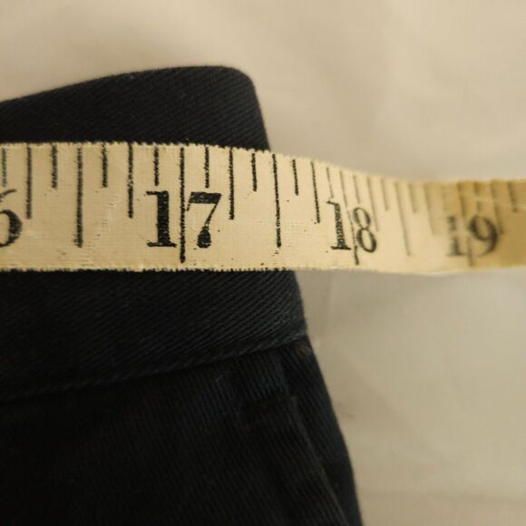 LL Bean Womens 16P Petite 34x26 Navy Blue Original Fit High Rise Pants - Picture 6 of 8